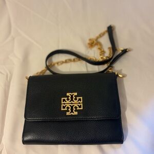 Tory Burch Black Leather Crossbody Bag